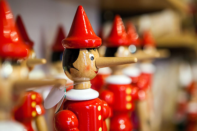 Pinocchio puppets