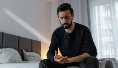 man and stress