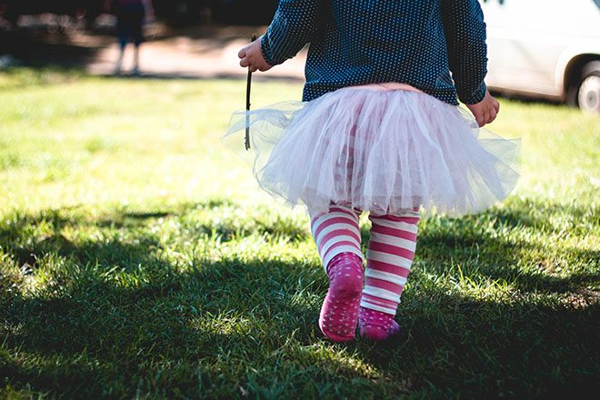 Kid walking